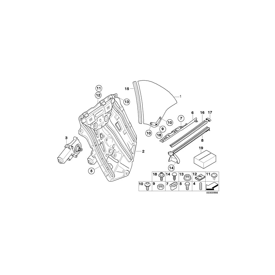 Genuine BMW 51367026385 E46 Outer Weatherstrip, Left SCHWARZ (Inc. 318Ci & 320Cd) | ML Performance US Car Parts