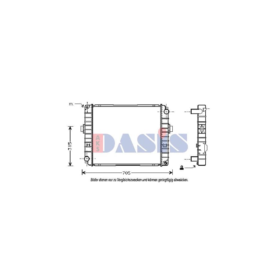 AKS Dasis 400330N Engine Radiator