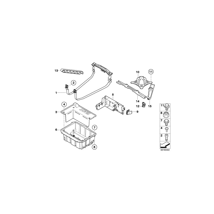 Genuine BMW 51718408906 E53 Rail (Inc. X5 4.6is, X5 3.0d & X5 3.0i) | ML Performance US Car Parts