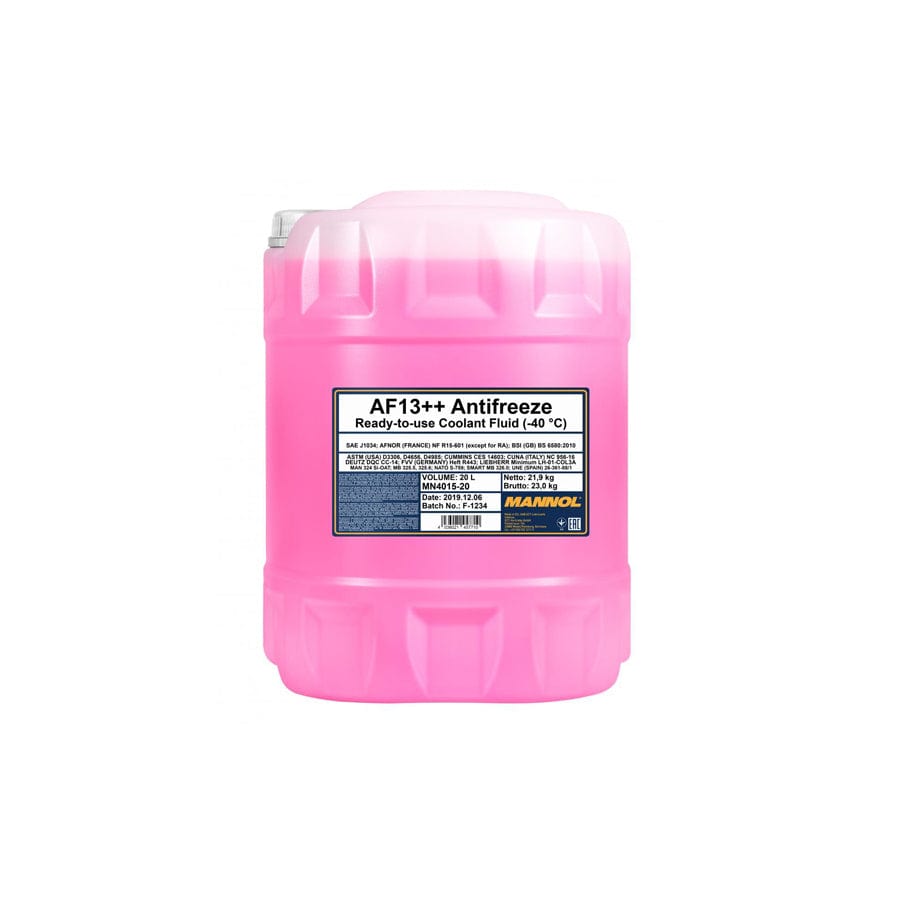 Mannol AF13++, High-performance MN4015-20 Antifreeze