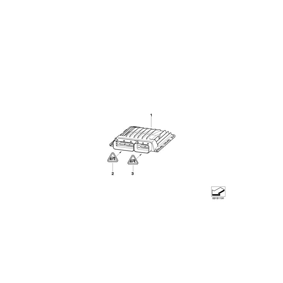 Genuine BMW 12147530656 R50 Programmed Dme Control Unit EMS2 (Inc. & Cooper) | ML Performance US Car Parts