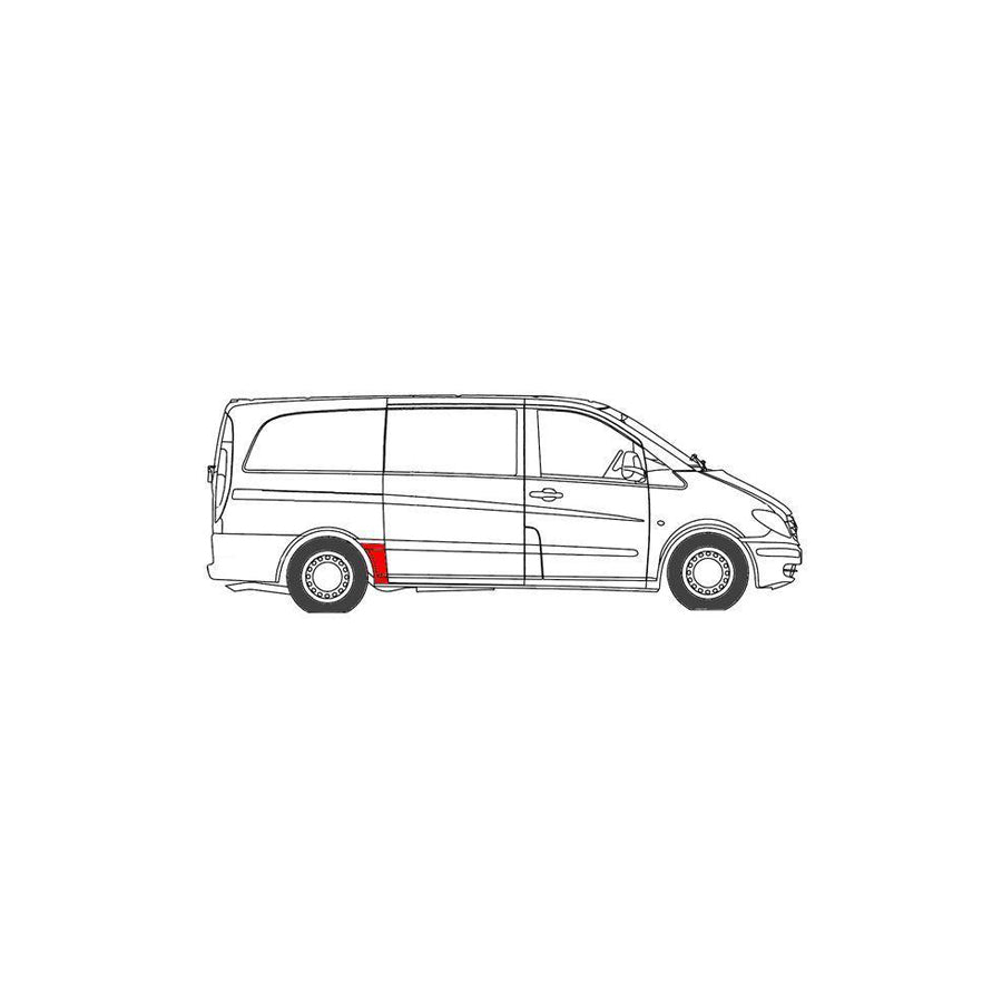 Blic 6504-03-3542572P Wing Fender