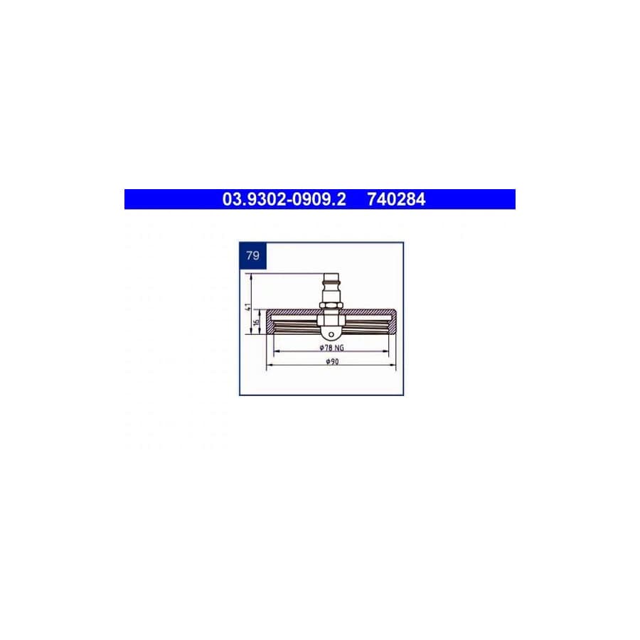 ATE 03.9302-0909.2 Breather Pipe
