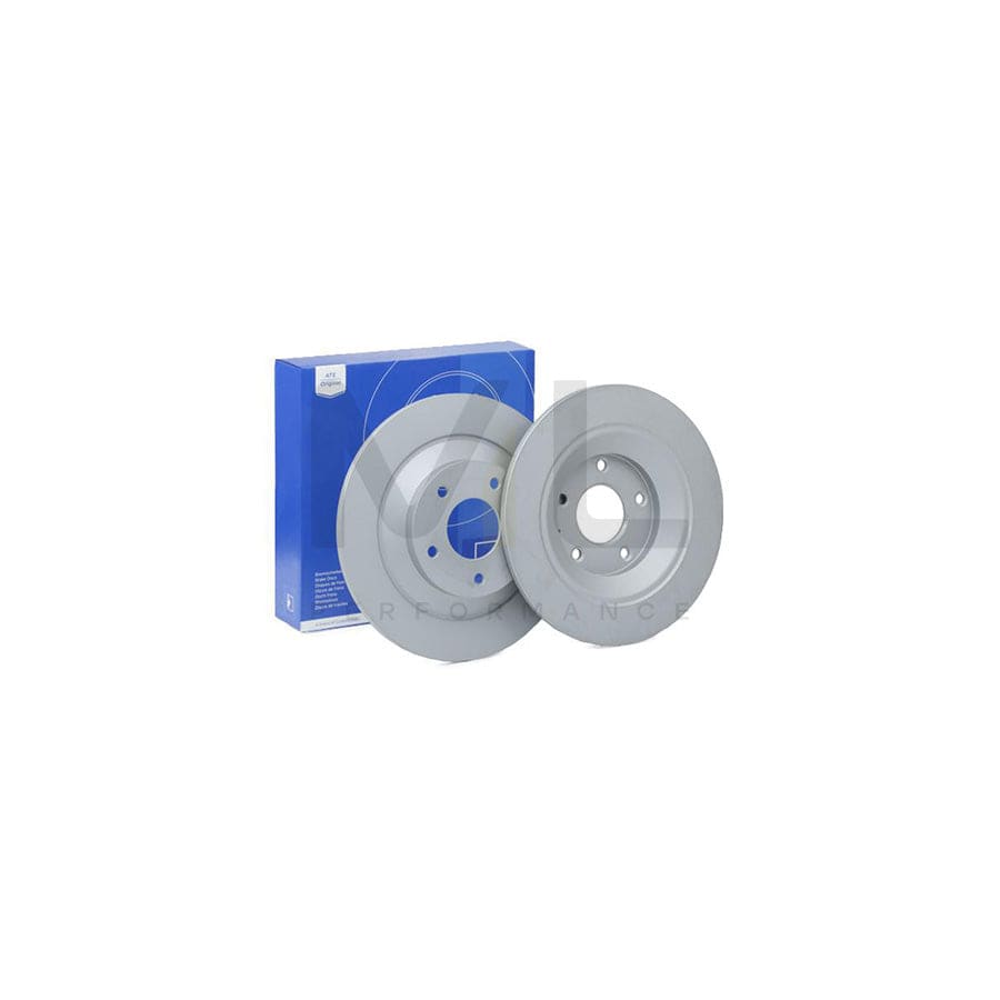 ATE 24.0110-0381.1 Brake Disc Solid, Coated - 1 piece