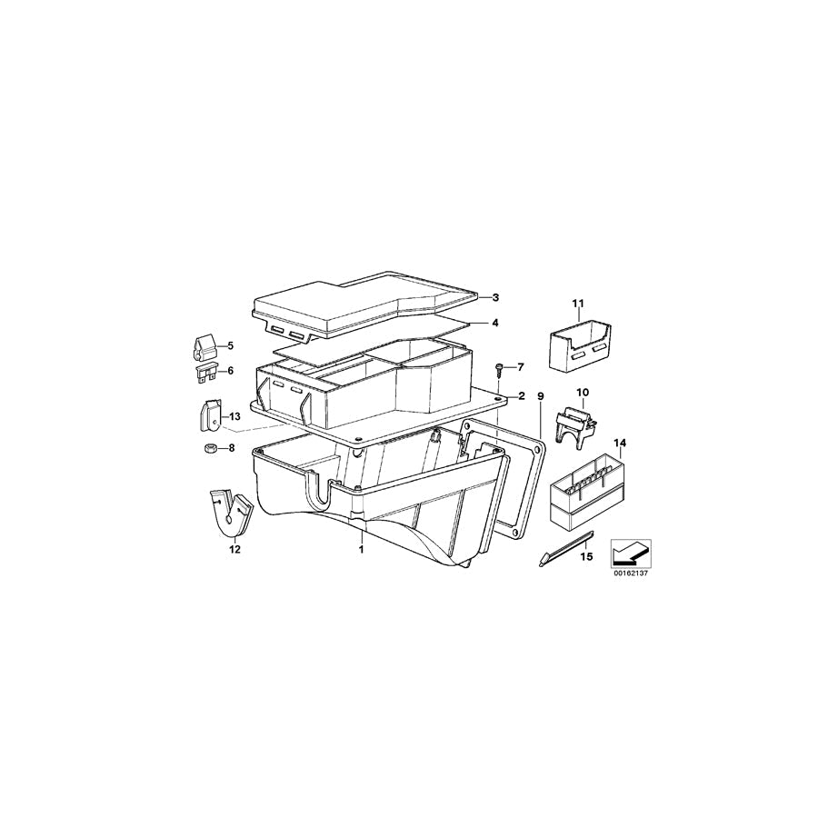 Genuine BMW 61138389827 E36 Stick-On Label In Fuse Box DEUTSCH (Inc. Z3 2.8, Z3 M & Z3 1.8) | ML Performance US Car Parts