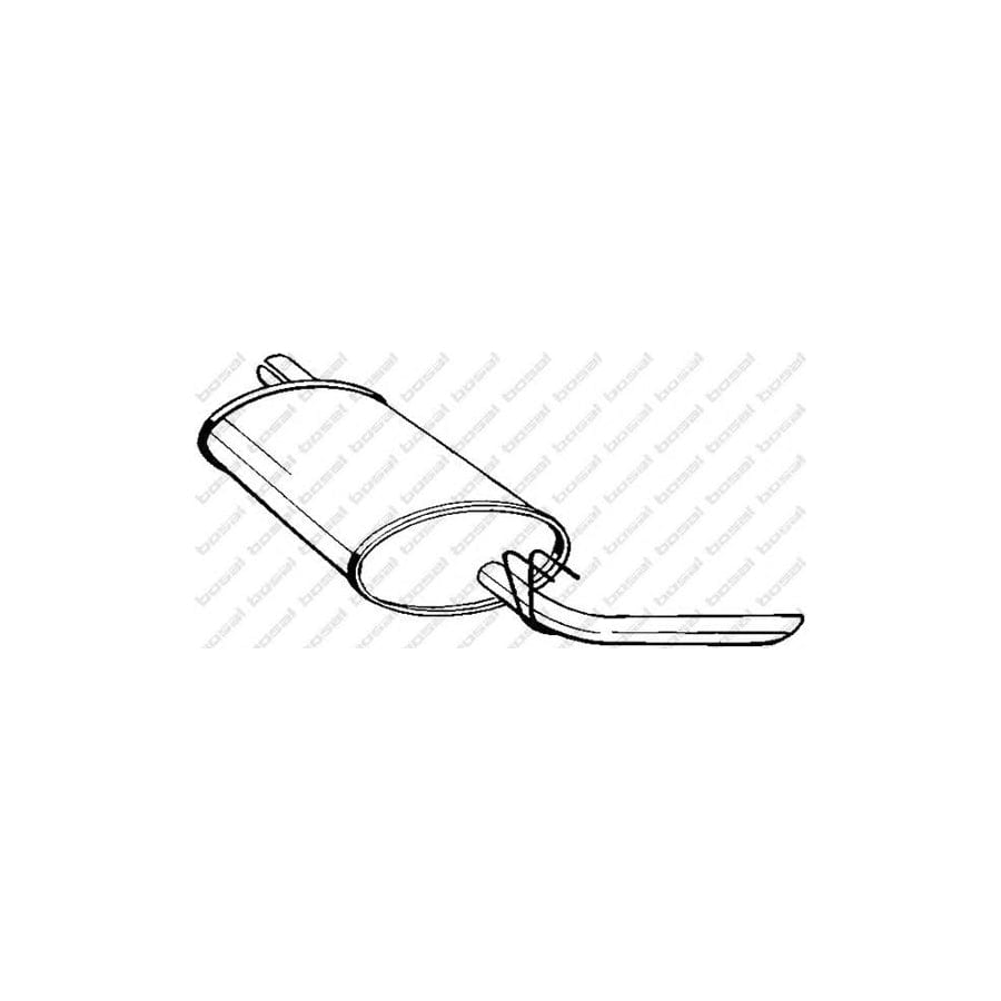 Bosal 200-399 Rear Silencer for Renault Trafic