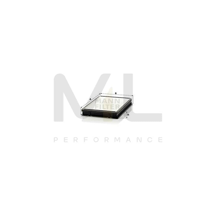 MANN-FILTER CU 2861 Pollen filter for PEUGEOT 405 Particulate Filter