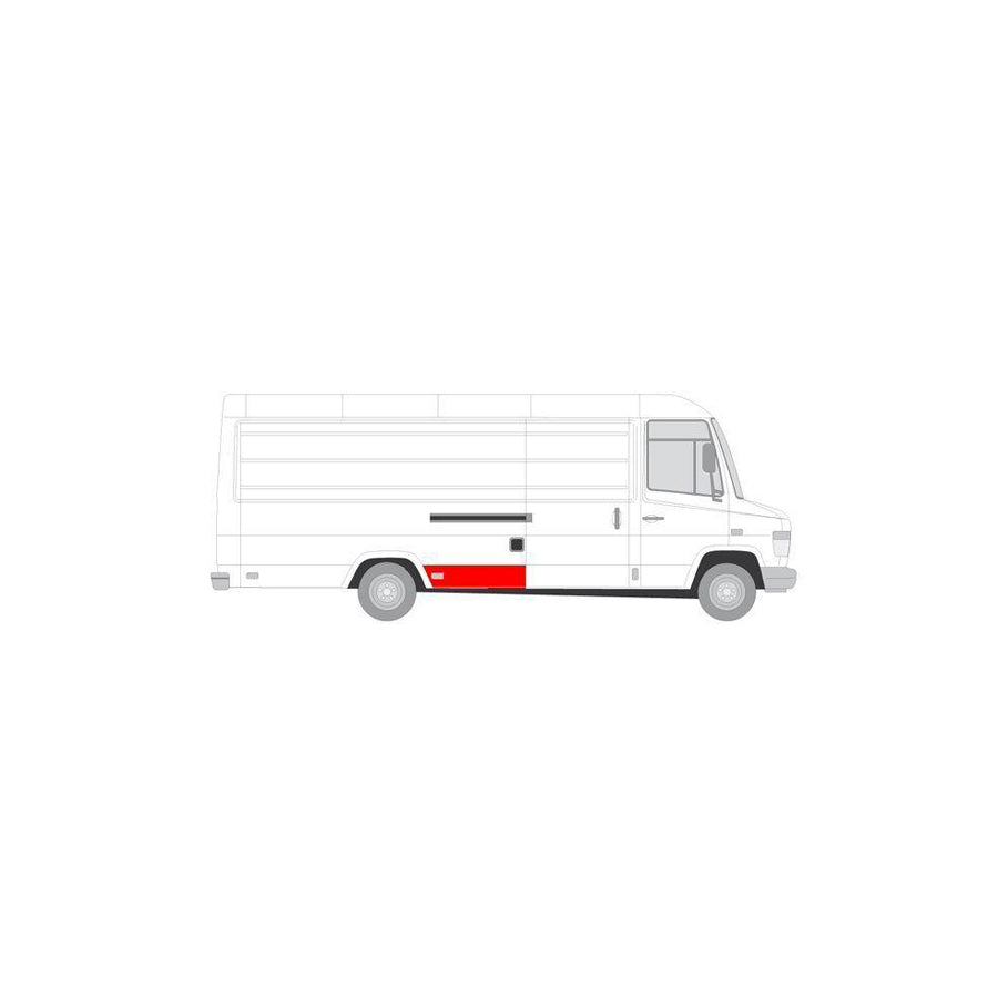 Blic 6504-03-3542564P Wing Fender Suitable For Mercedes-Benz Vario