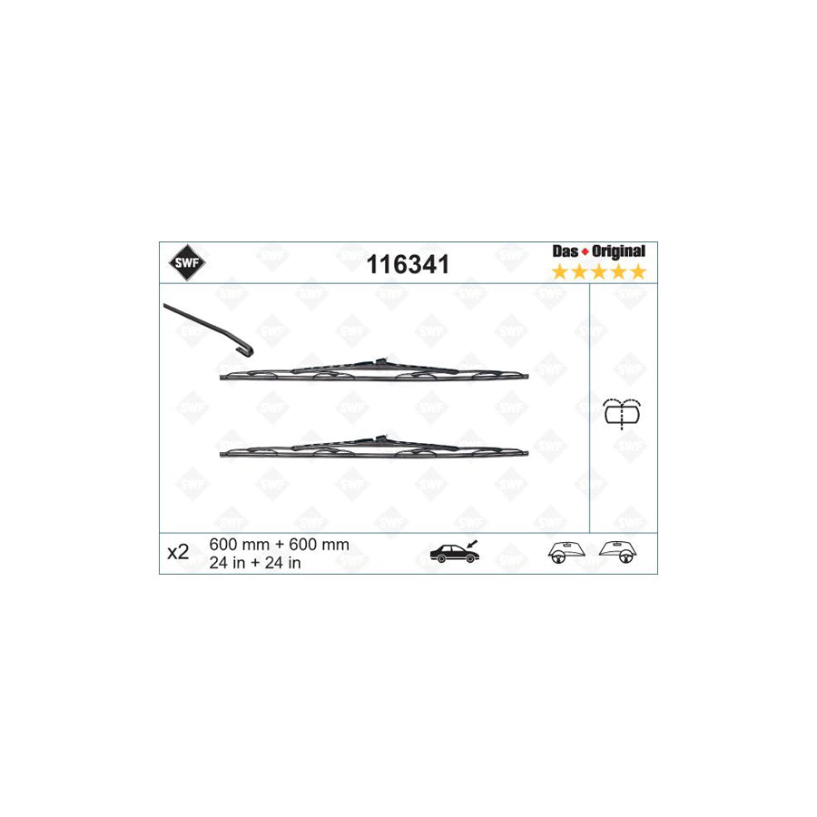Swf Original 116341 Wiper Blade | ML Performance US Car Parts