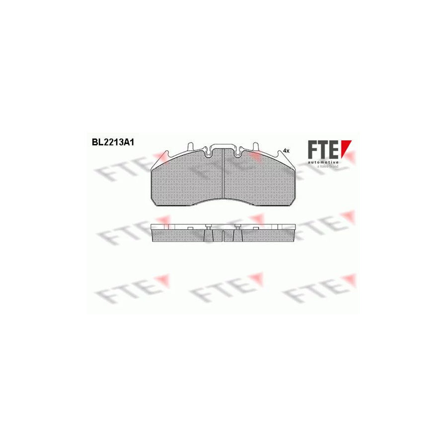 FTE 9500072 Brake Pad Set