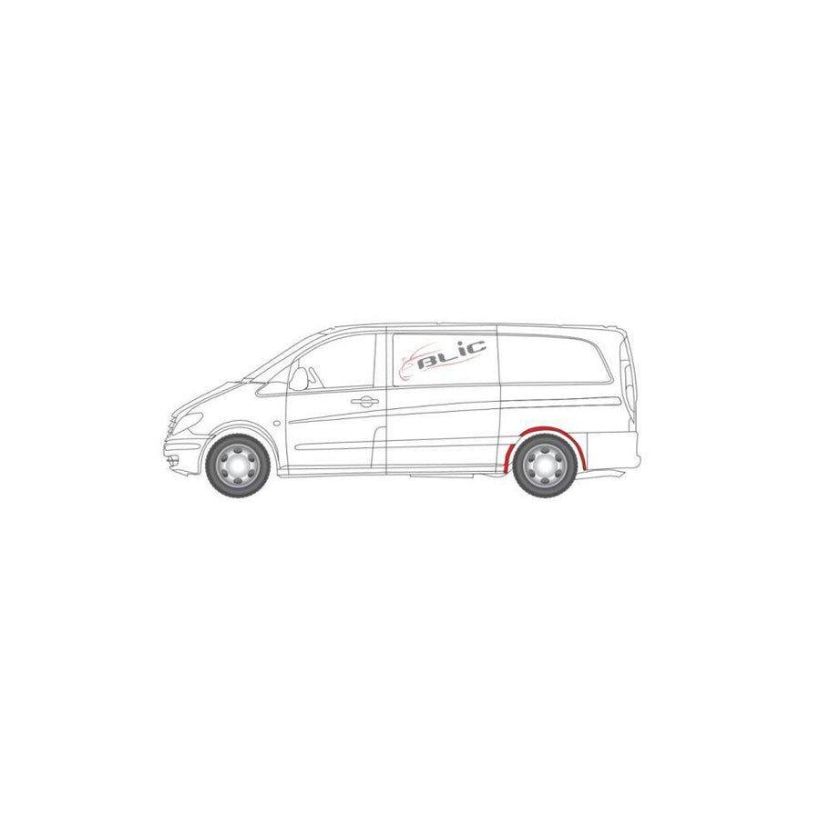 Blic 6504-03-3542551P Wheel Arch Liner