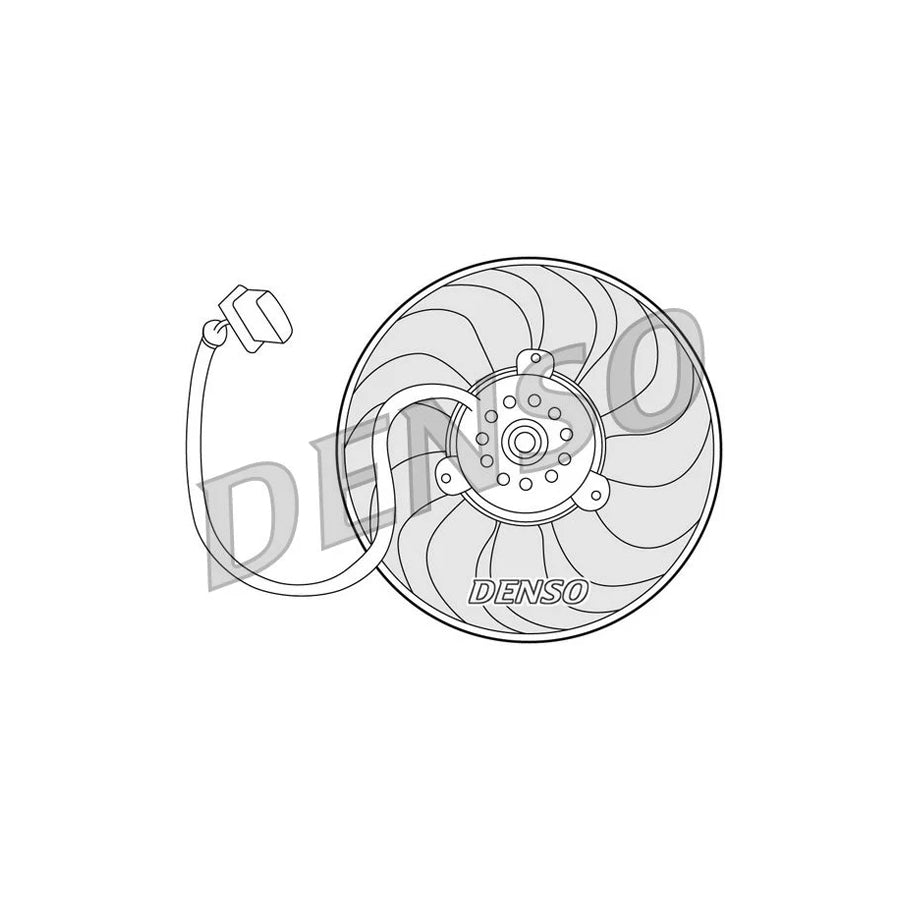 DENSO DER32004 Fan, Radiator