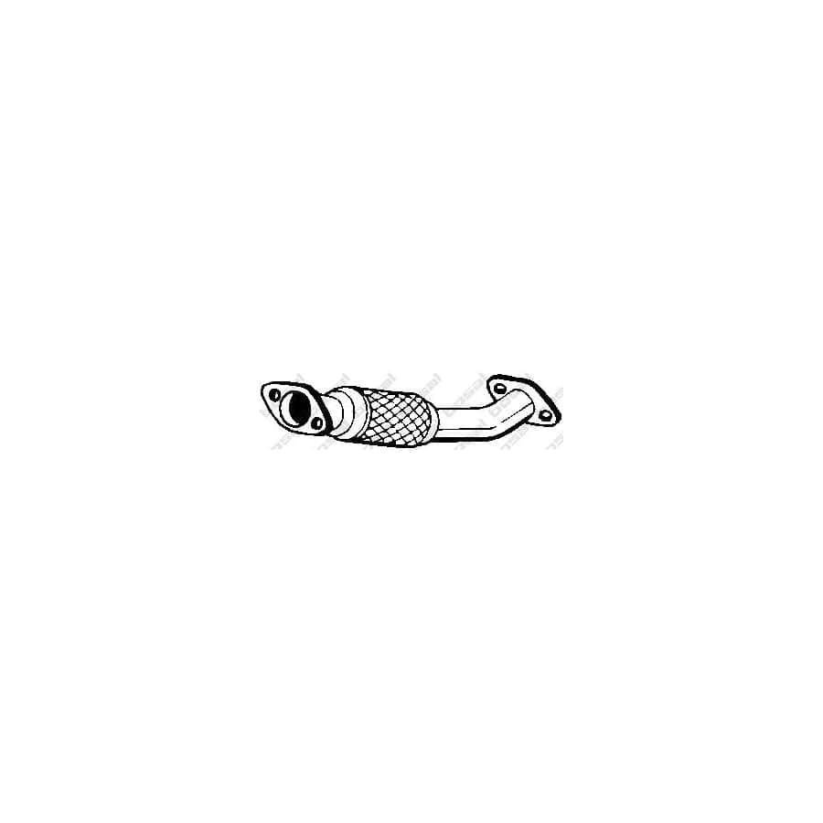 Bosal 713-315 Exhaust Pipe for Ford Focus