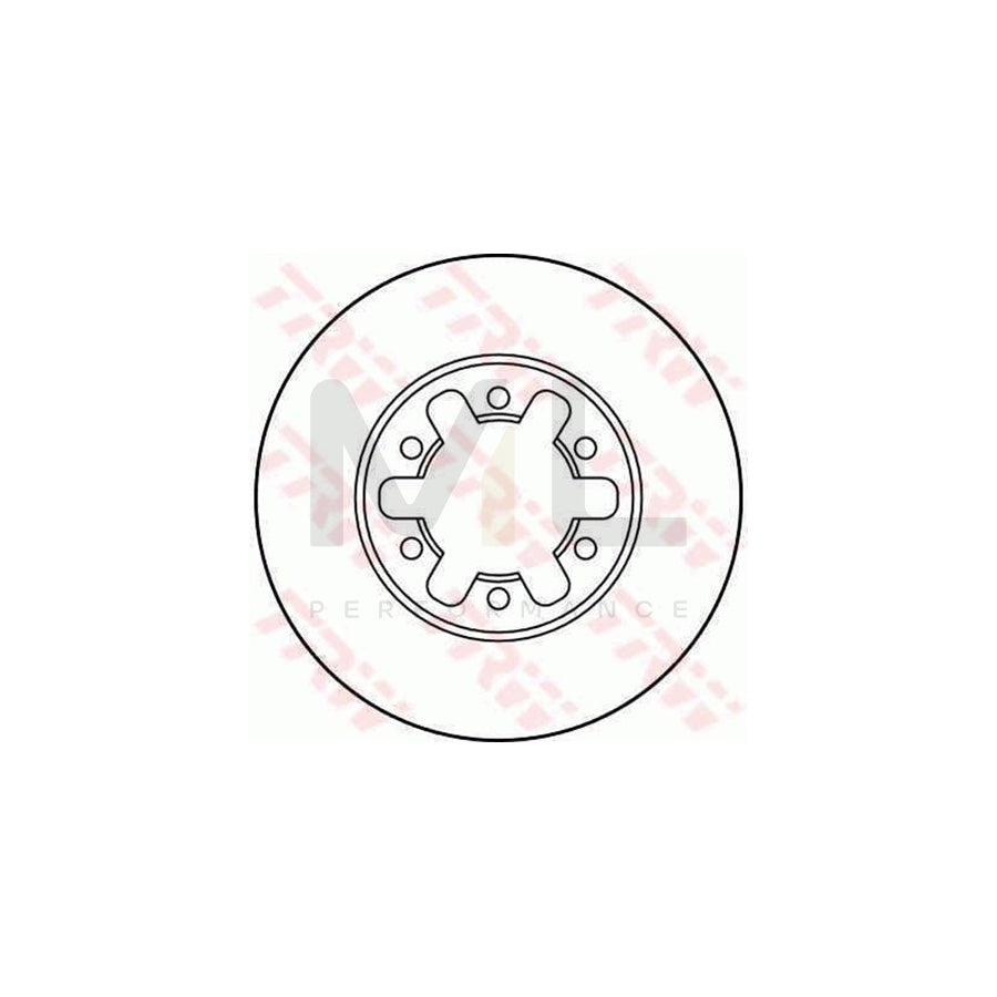 TRW DF1968 Brake Disc for NISSAN URVAN Vented | ML Performance Car Parts