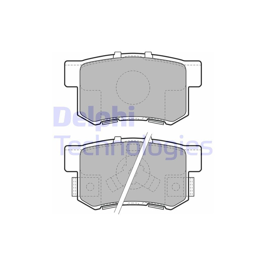 Delphi Lp1972 Brake Pad Set