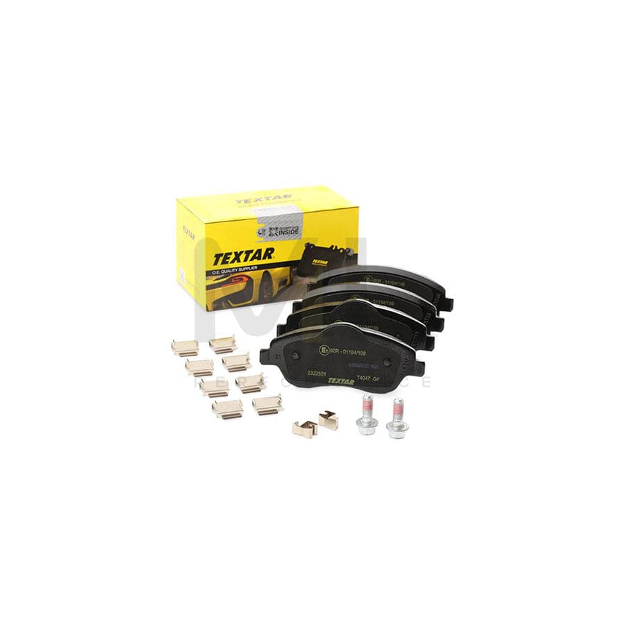 TEXTAR 2322501 Brake pad set with acoustic wear warning | ML Performance Car Parts