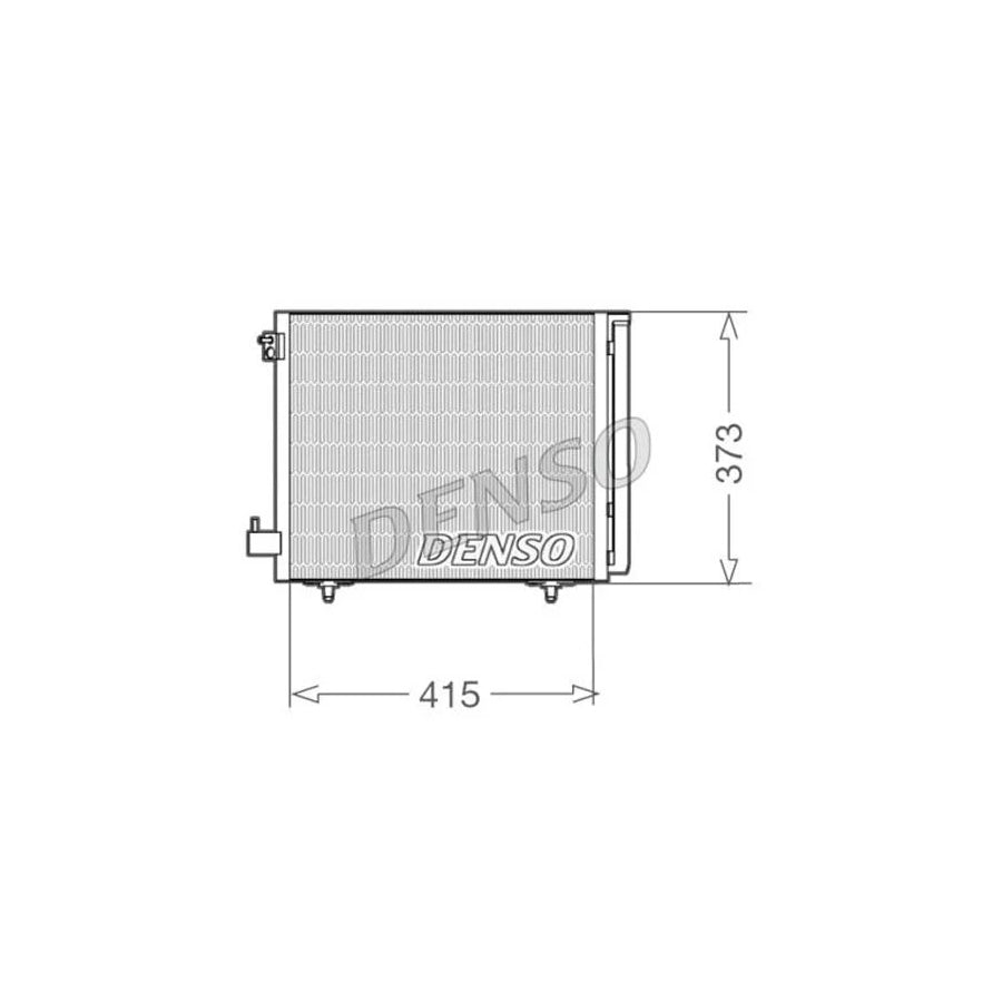 DENSO DCN07007 Air Conditioning Condenser