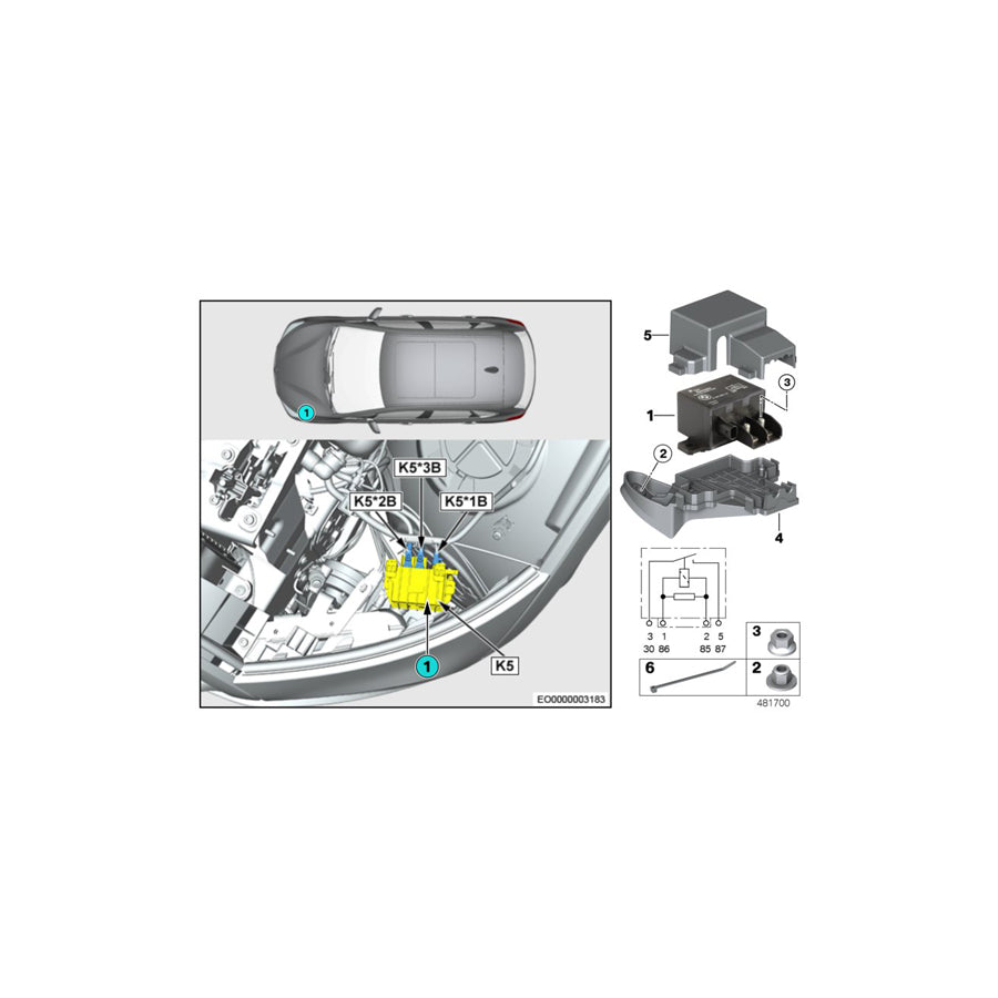 Genuine BMW 61132553329 F48 Holder (Inc. X1 25iX, X1 28iX & X1 20iX) | ML Performance US