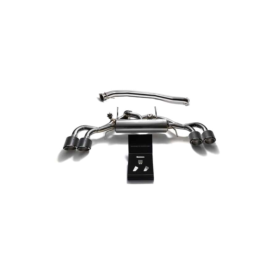 Armytrix NI35S-QC12 Valvetronic 90mm Exhaust System Nissan GT-R R35 2009-2021 with Quad Carbon Fiber 5"
