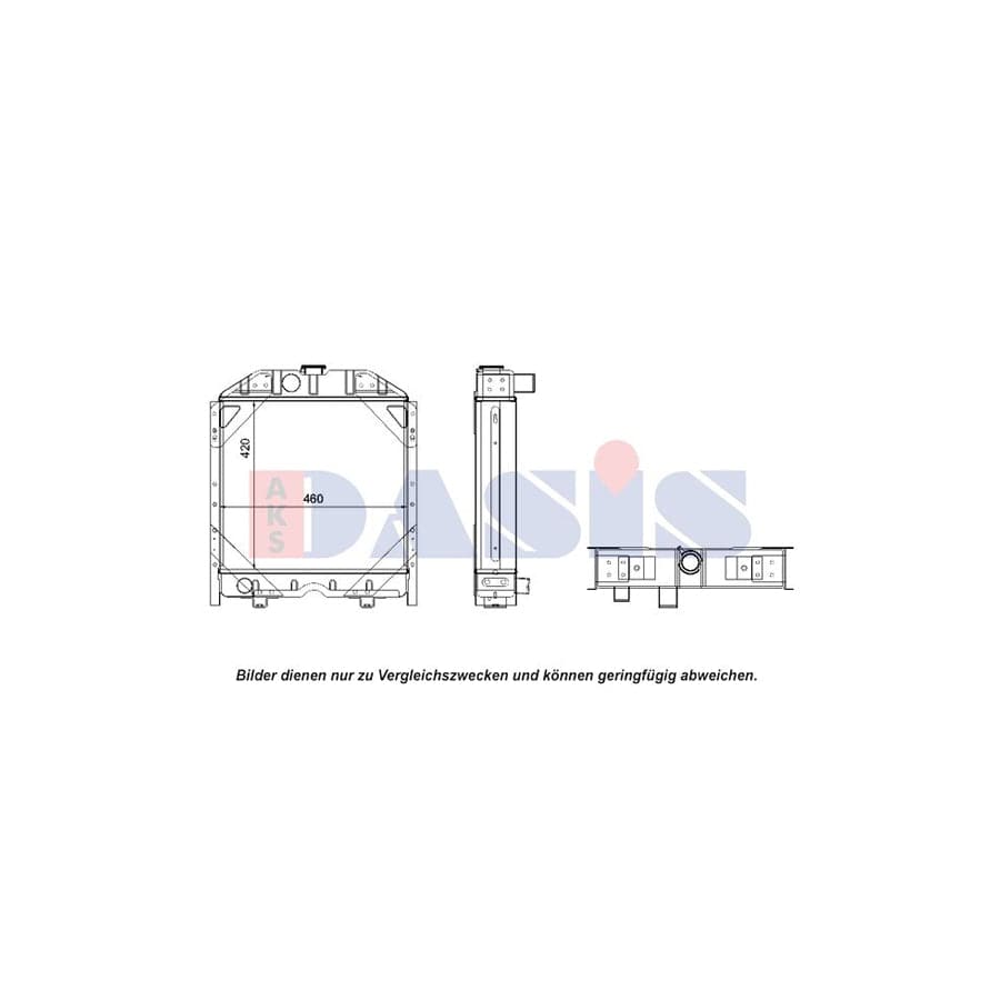 AKS Dasis 440512N Engine Radiator