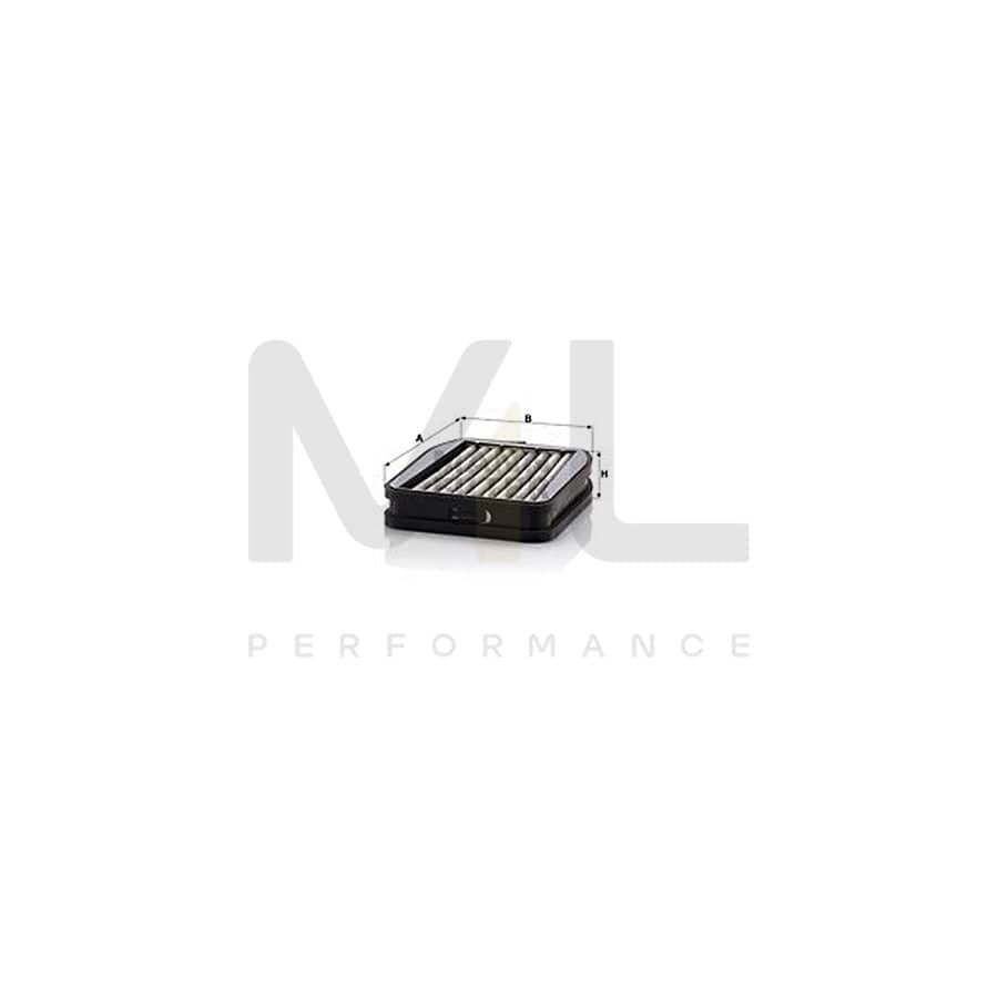 MANN-FILTER CUK 18 000-2 Pollen filter suitable for MERCEDES-BENZ E-Class Activated Carbon Filter