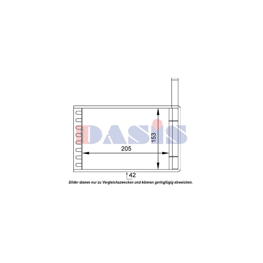 AKS Dasis 099001N Heater Matrix for Ford Fiesta