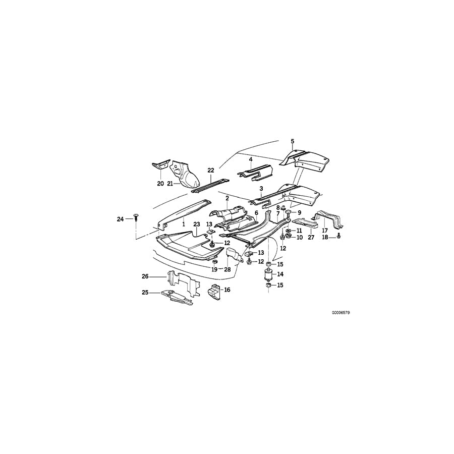 Genuine BMW 51488116329 E34 E32 Heat Resistant Plate (Inc. 530i, 540i & 730i) | ML Performance US Car Parts