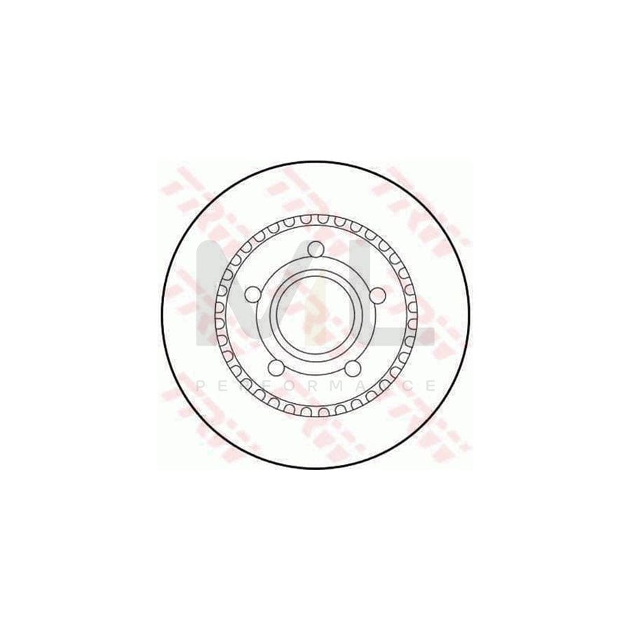 TRW DF1528 Brake Disc Vented | ML Performance Car Parts