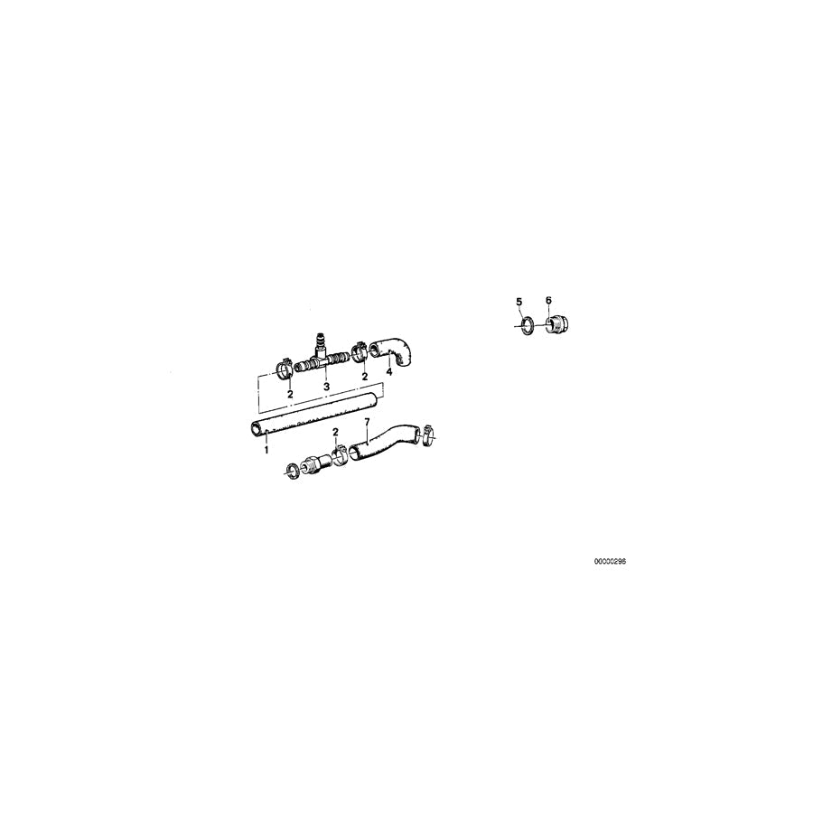 Genuine BMW 11531266457 E12 Hose (Inc. 520) | ML Performance US Car Parts