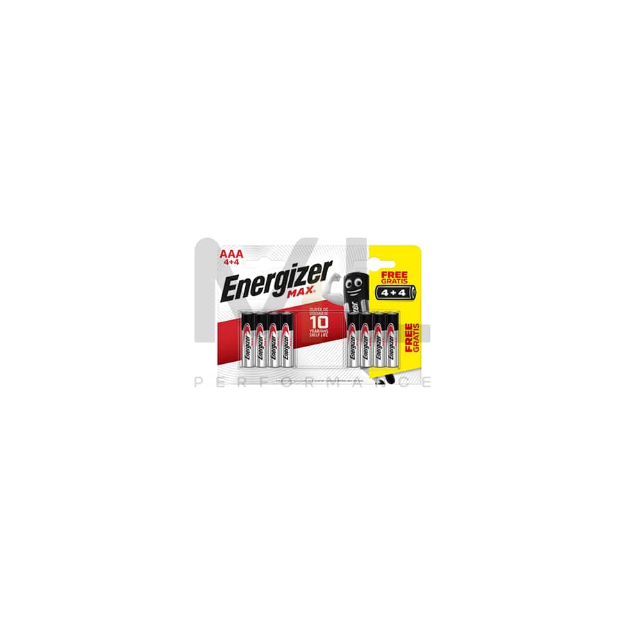ENERGIZER Max Alk AAA BP8 4+4