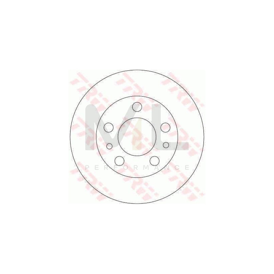 TRW DF4321 Brake Disc suitable for MERCEDES-BENZ SPRINTER Vented, High-carbon | ML Performance Car Parts