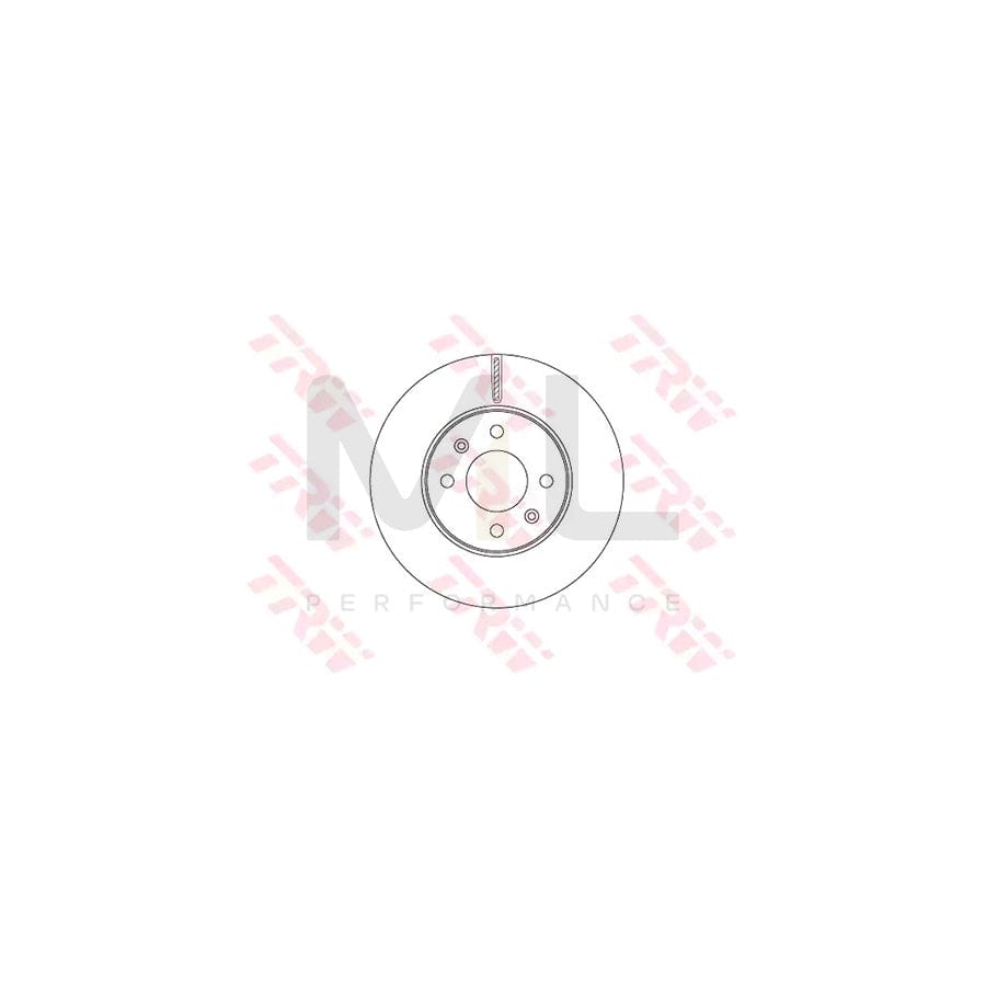 TRW DF6794 Brake Disc Vented, Painted | ML Performance Car Parts