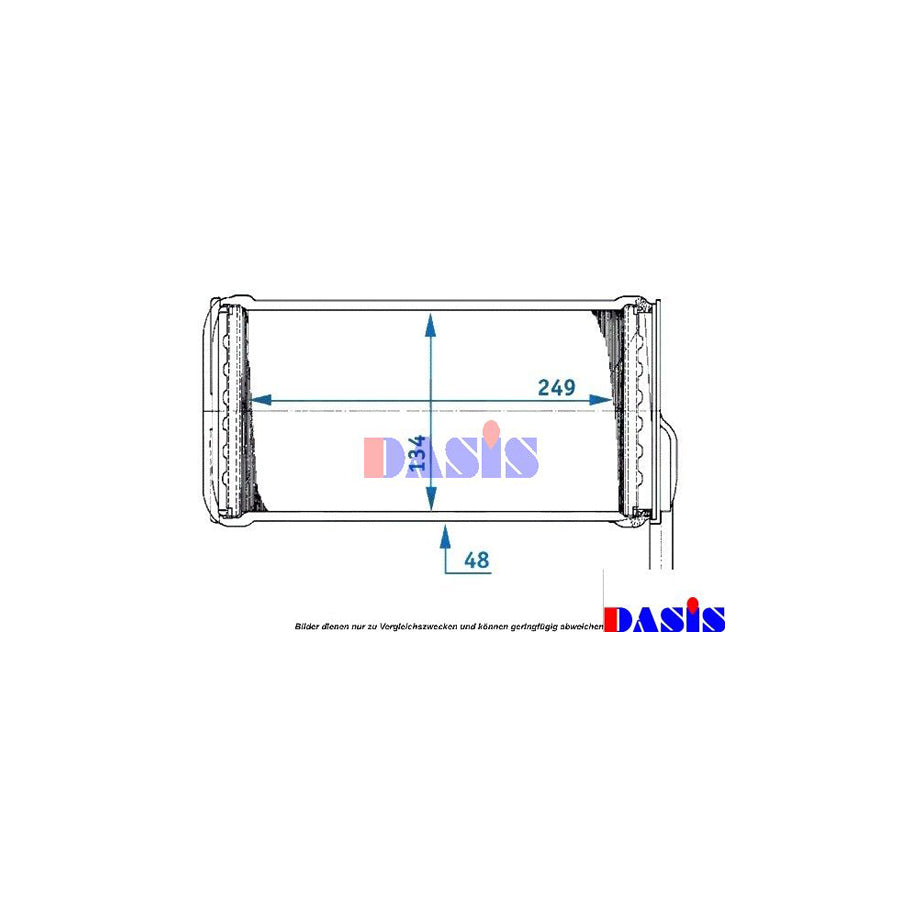 AKS Dasis 099130N Heater Matrix