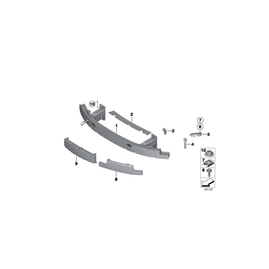 Genuine BMW 51117008828 E63 E64 Shock Absorber Front Right (Inc. 645Ci, 650i & 630i) | ML Performance US Car Parts