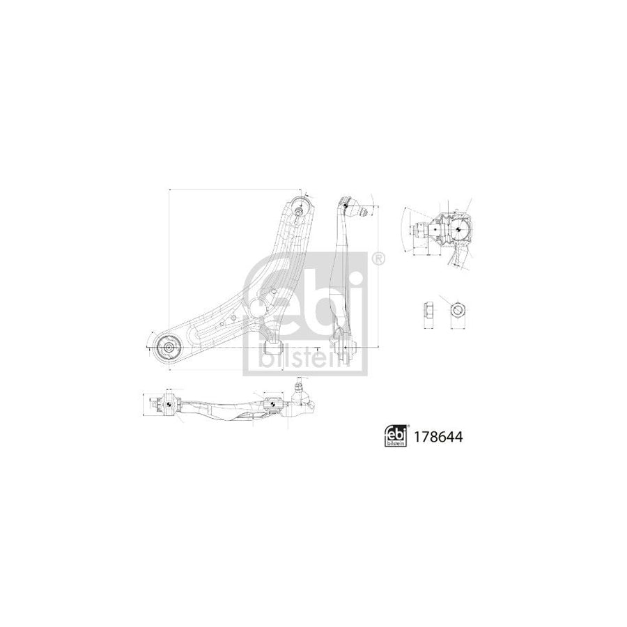 Febi Bilstein 178644 Suspension Arm