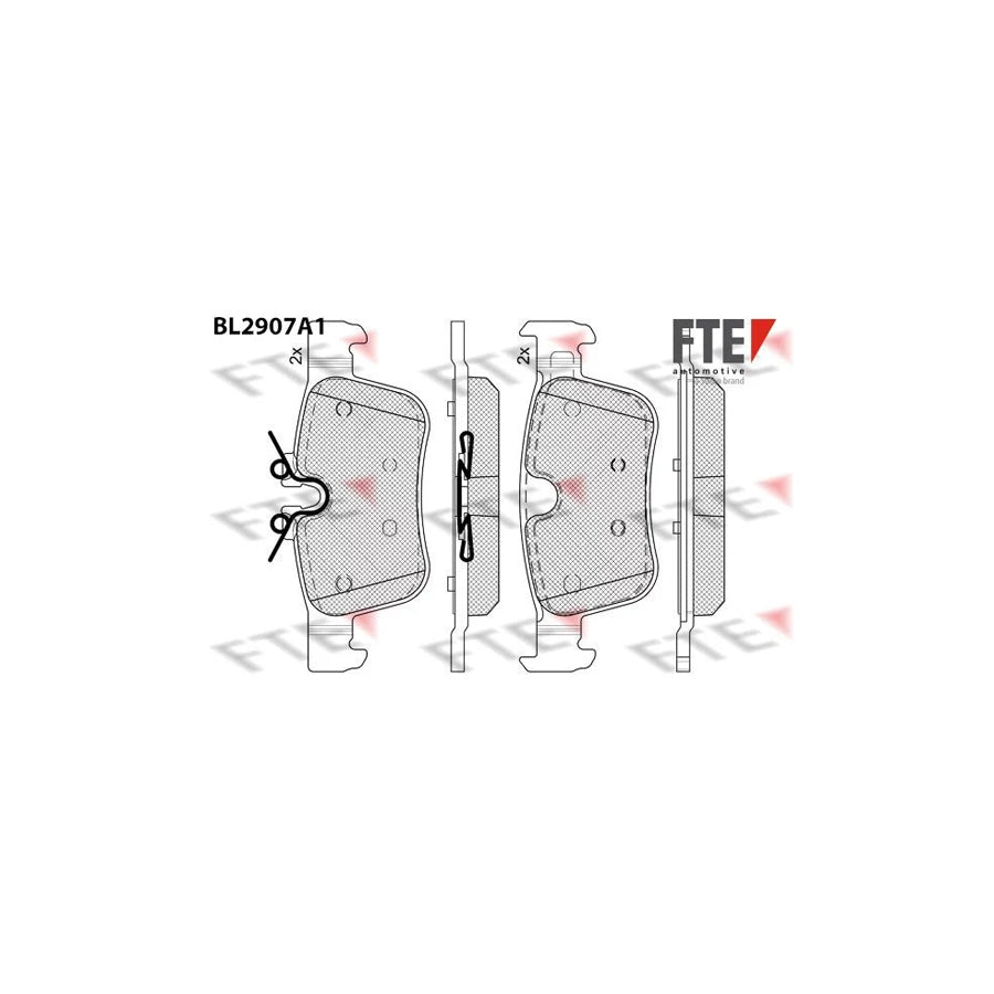 FTE Bl2907A1 Brake Pad Set
