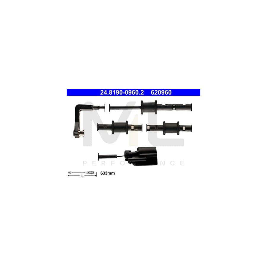 ATE 24.8190-0960.2 Brake pad wear sensor