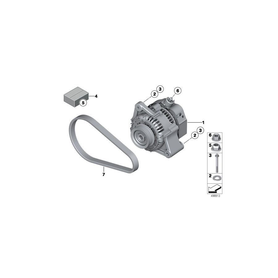 Genuine BMW 61218323299 Nut M8 ALU (Inc. M6 GT3) | ML Performance US