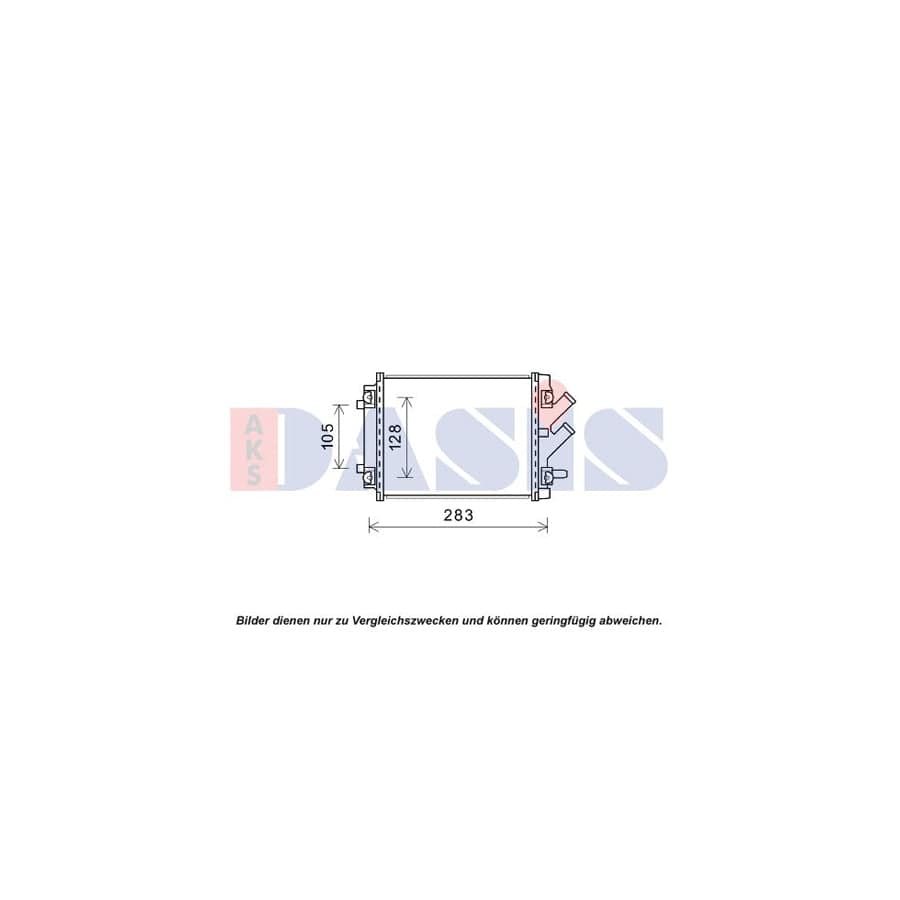 AKS Dasis 480001N Engine Radiator for Audi A8 D4 (4H2, 4H8, 4Hc, 4Hl)