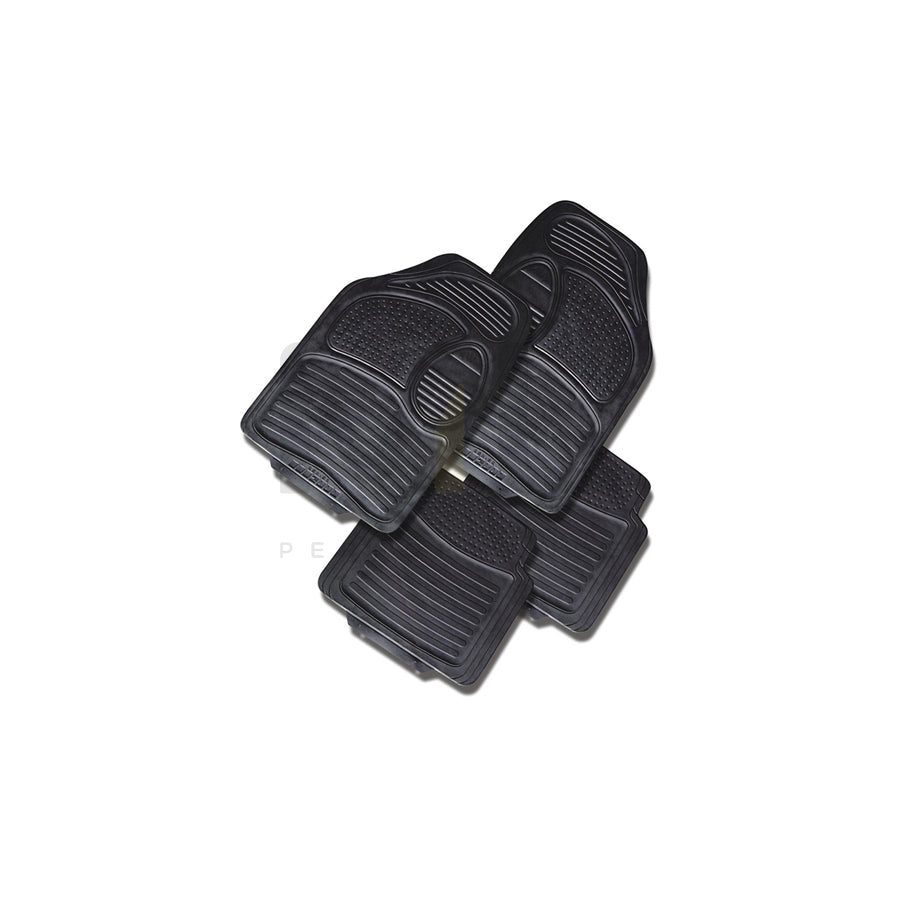 HART Universal fit TS1003 Floor mat set Elastomer, Front and Rear, Quantity: 4, Black
