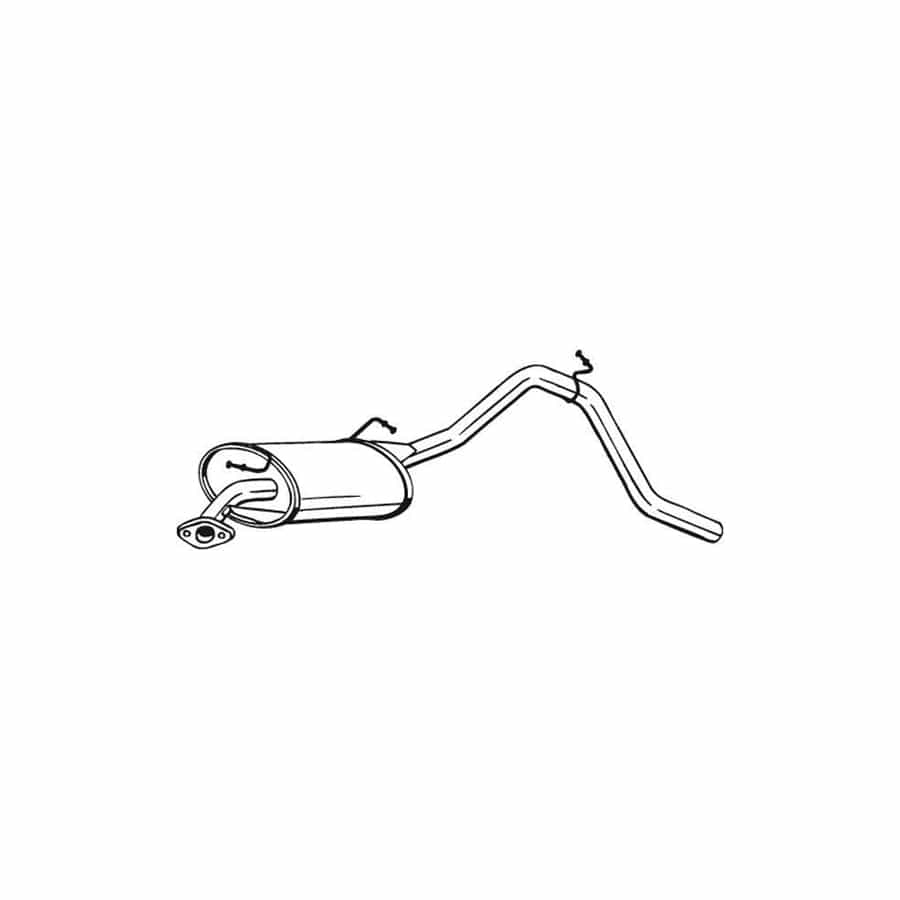 Bosal 219-553 Rear Silencer for Suzuki Wagon R