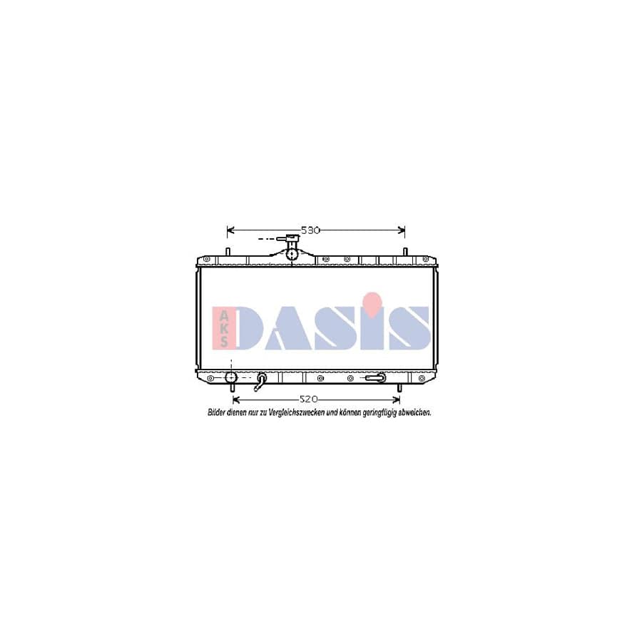 AKS Dasis 322005N Engine Radiator for Suzuki Liana