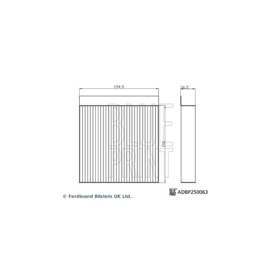 Blue Print Adb119101 Water Pump