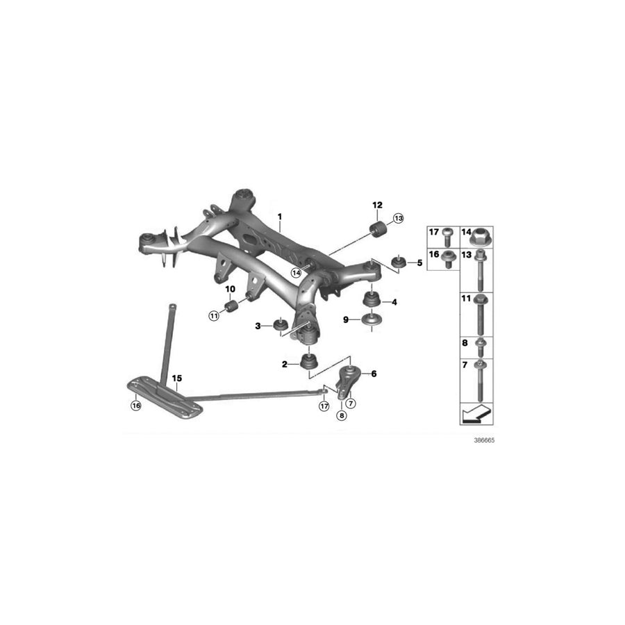 Genuine BMW 33318416765 BMW Stopper, Front (Inc. & M235i Racing) | ML Performance US Car Parts