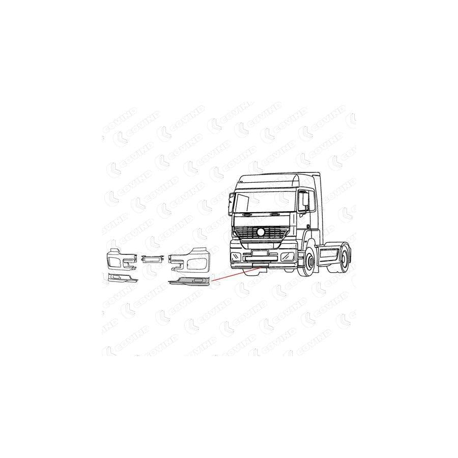 Covind 940/ 87 Front Splitter
