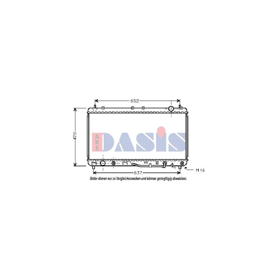 AKS Dasis 211970N Engine Radiator