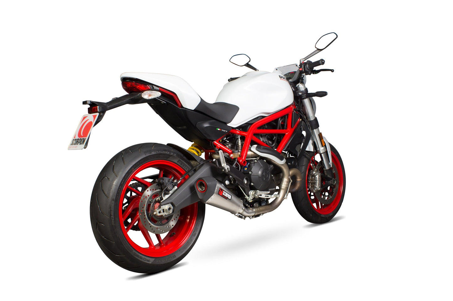 Scorpion RDI65TEO Ducati Serket Taper Slip-On - Titanium Sleeve (Monster 797 / 797 +) | ML Performance US US