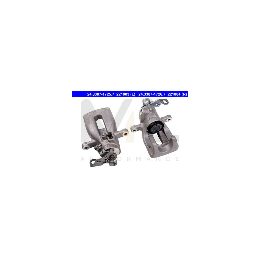 ATE 24.3387-1725.7 Brake Caliper for PEUGEOT 308 without holder