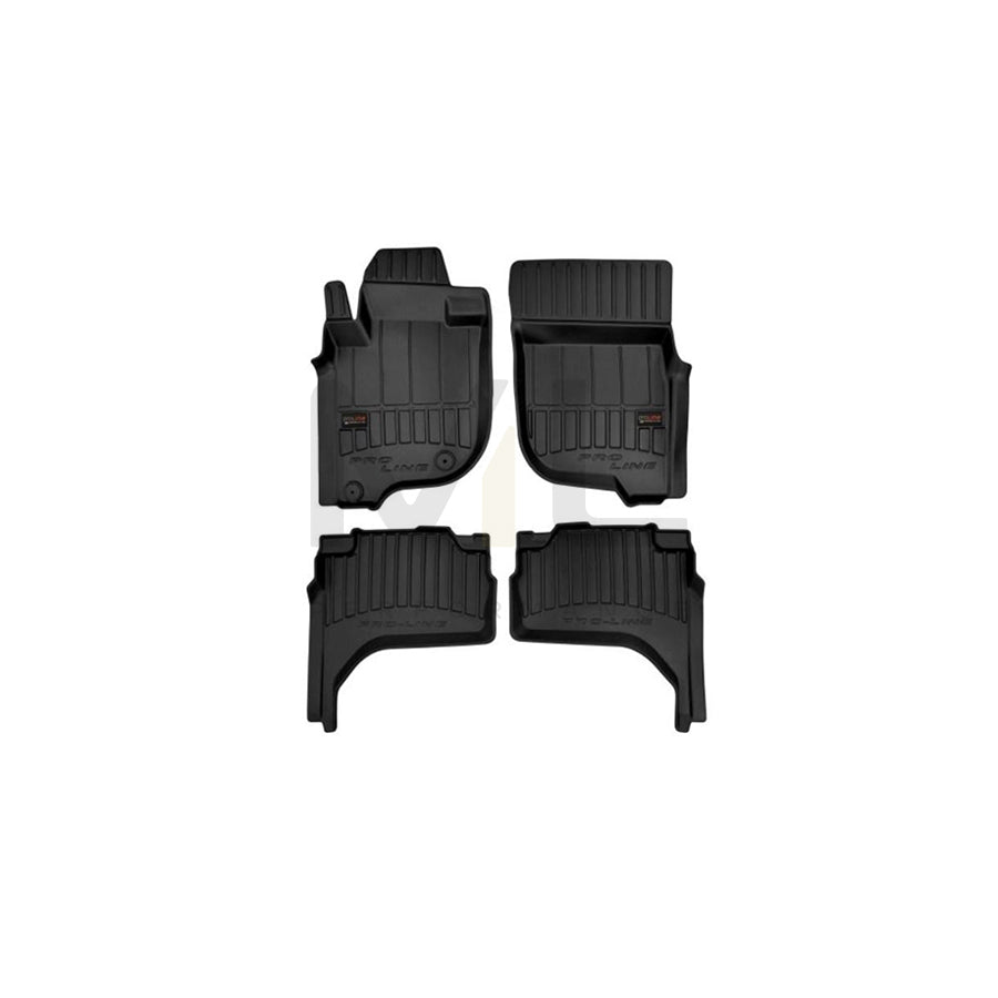 FROGUM Tailored 3D409347 Floor mat set for MITSUBISHI L 200 Elastomer, Front and Rear, Quantity: 4, Black, (LHD)
