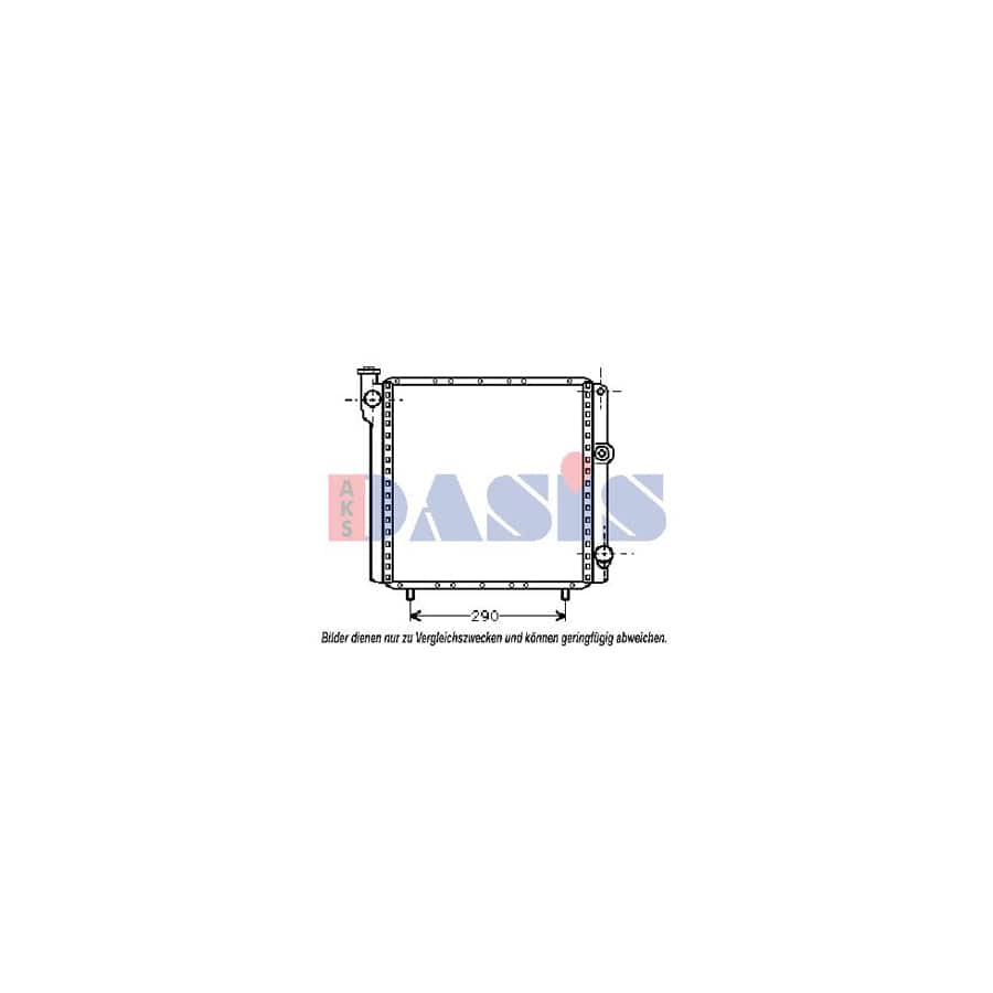 AKS Dasis 180160N Engine Radiator